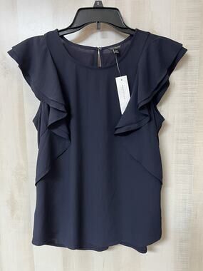 Ann Taylor Navy Top - NWT